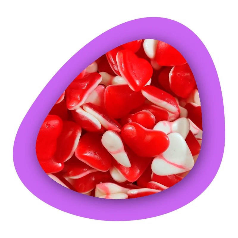 Dulceplus Coeurs Rouges Lisses - Candibox