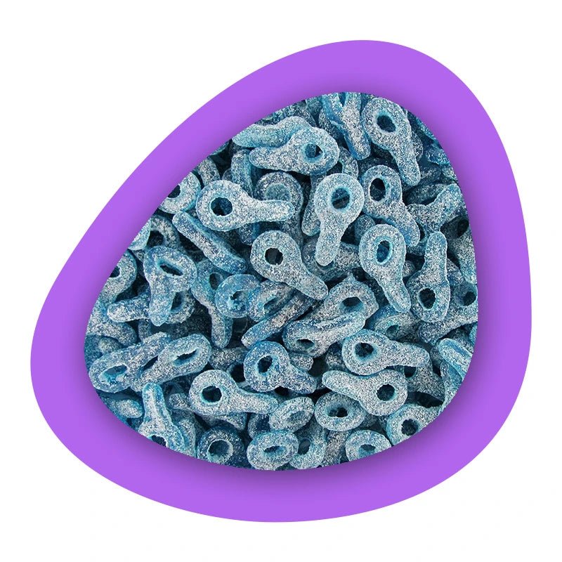 Tétines bleues acidulées de la marque Frisia