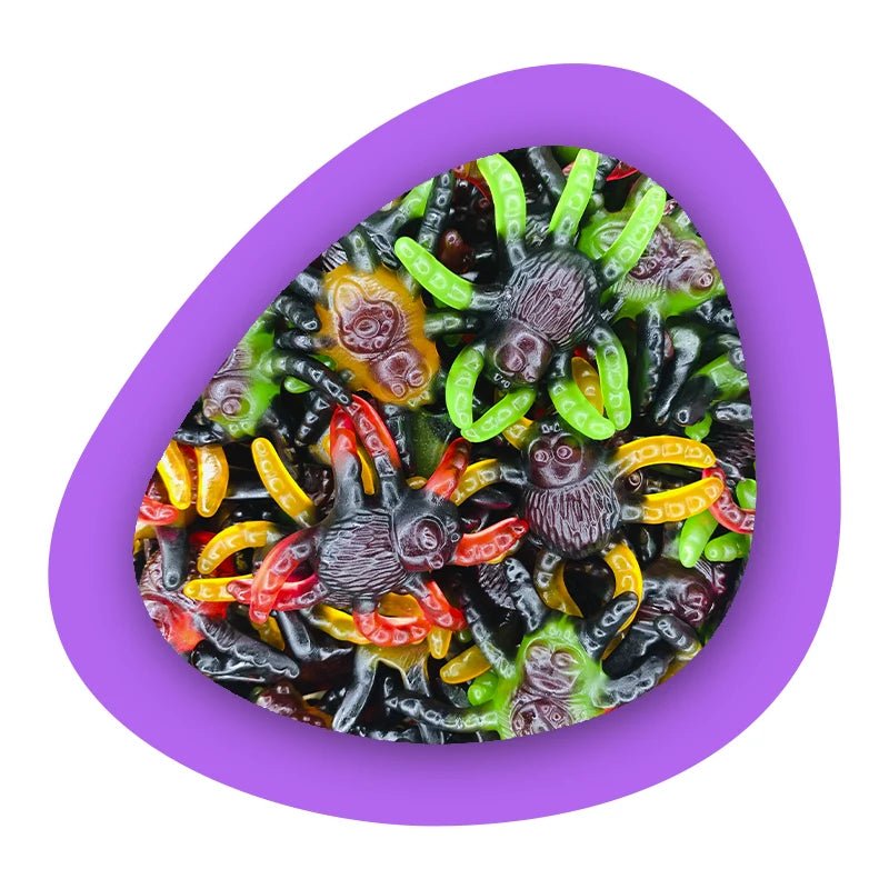 Trolli Tarentules Lisses - Candibox