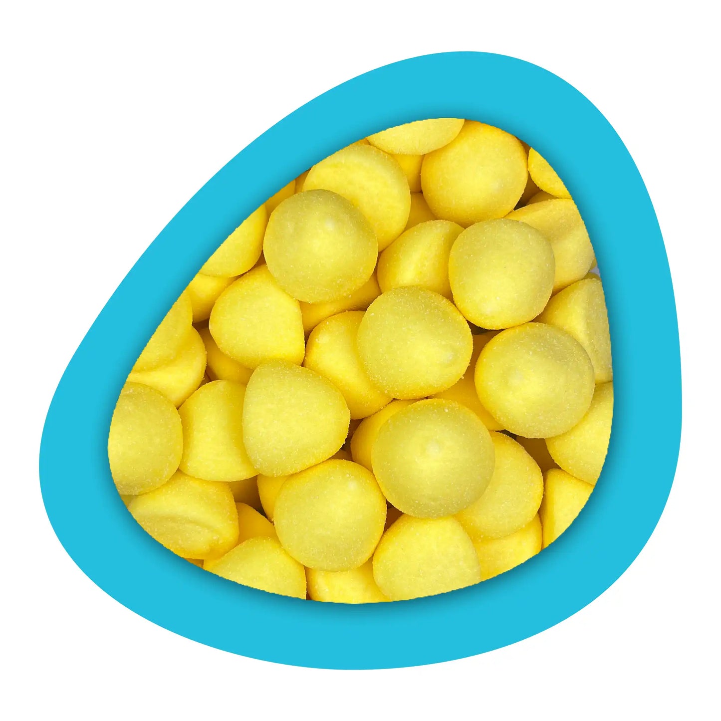 Guimauves Fini Balles de Golf goût banane en vrac