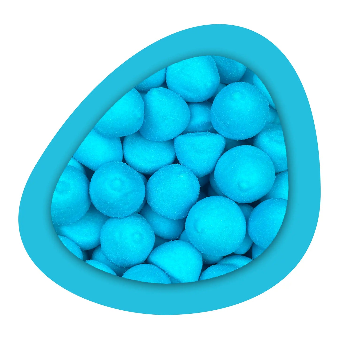 Bonbon Golf bleues goût framboise en vrac