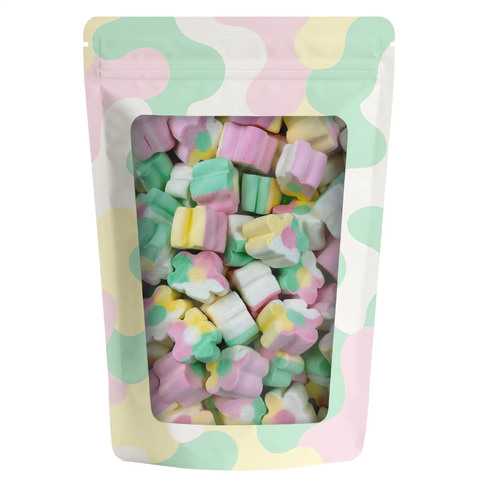 Guimauves tendres en forme de fleurs pour mix bonbons