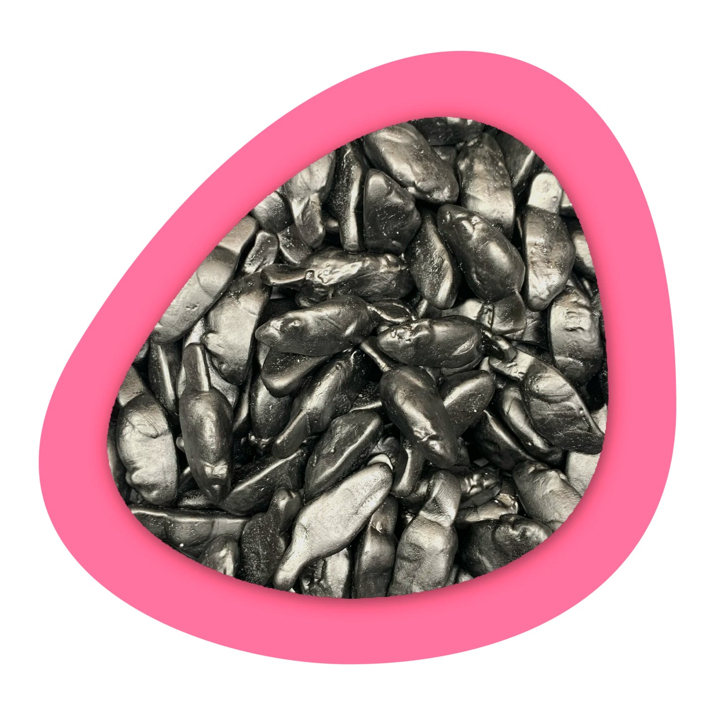 Bonbons réglisse en forme de souris noires frisia