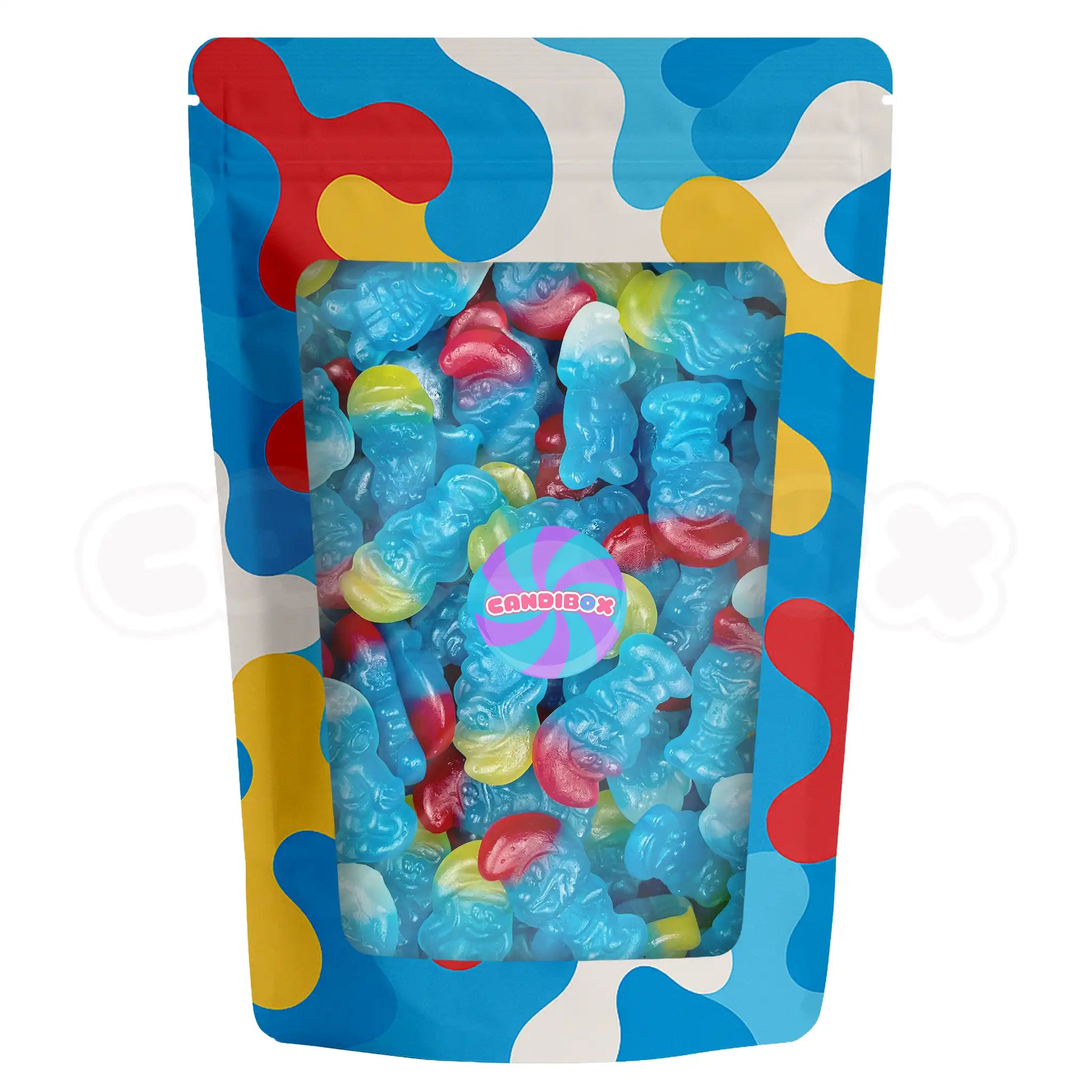 Bonbons rétro Haribo Schtroumpfs fruités en vrac Candibox