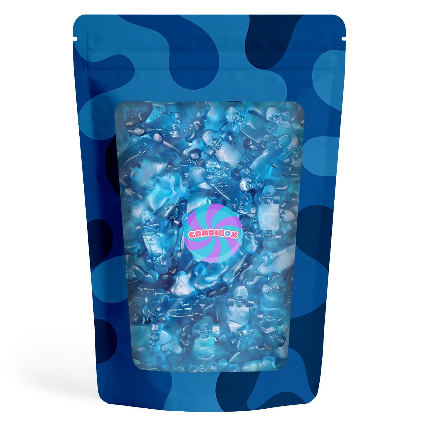 Sachet doypack bonbon haribo skaters blue