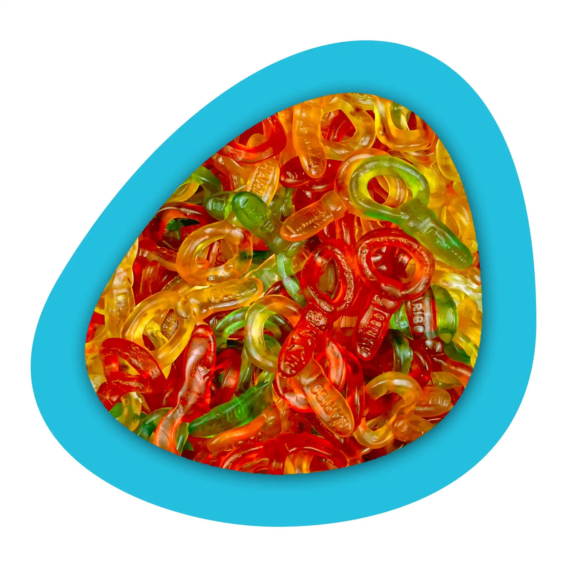 Bonbons moelleux en vrac Haribo pour candy bar