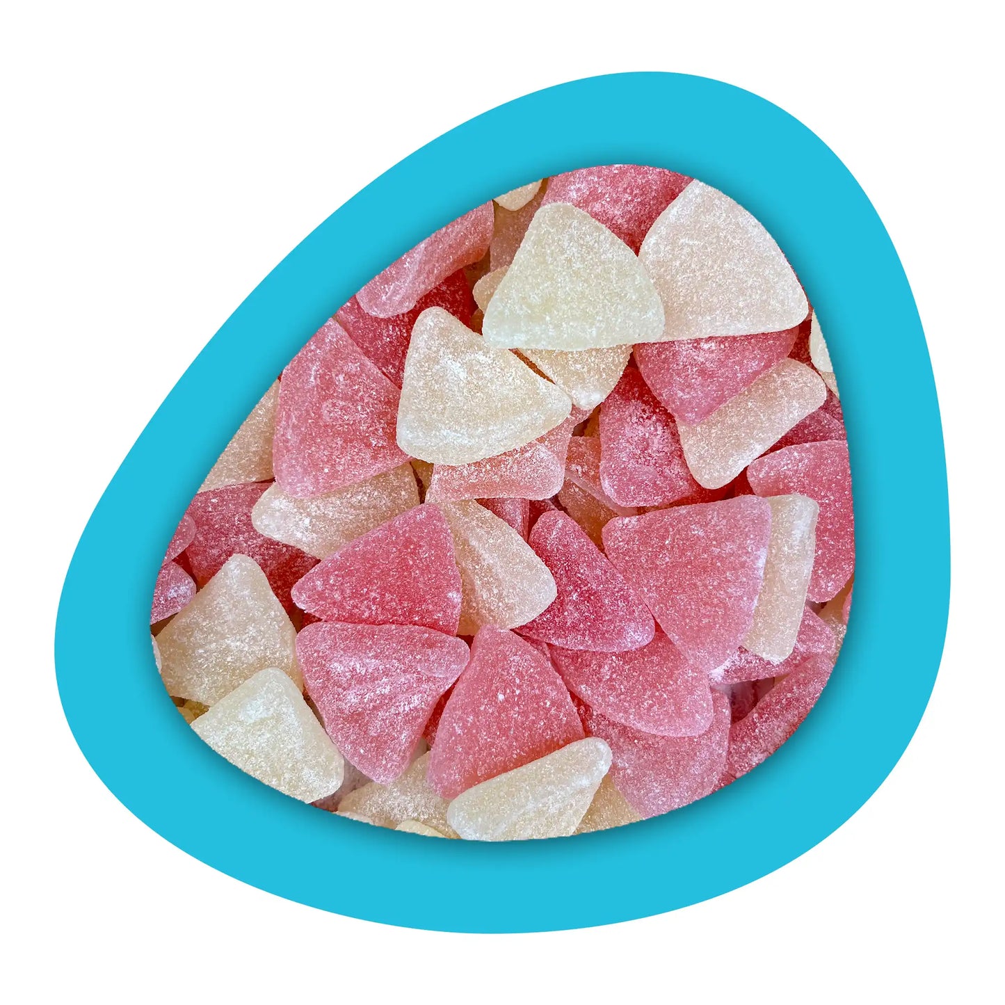 Sucreries acidulées Haribo en forme de tranches de pamplemousse