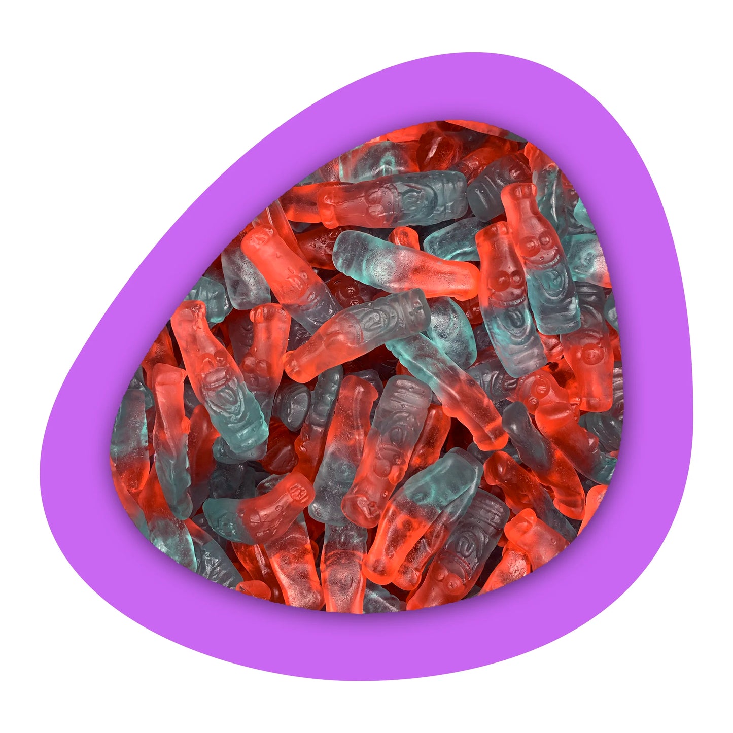 Bonbons lisses goût bubble gum