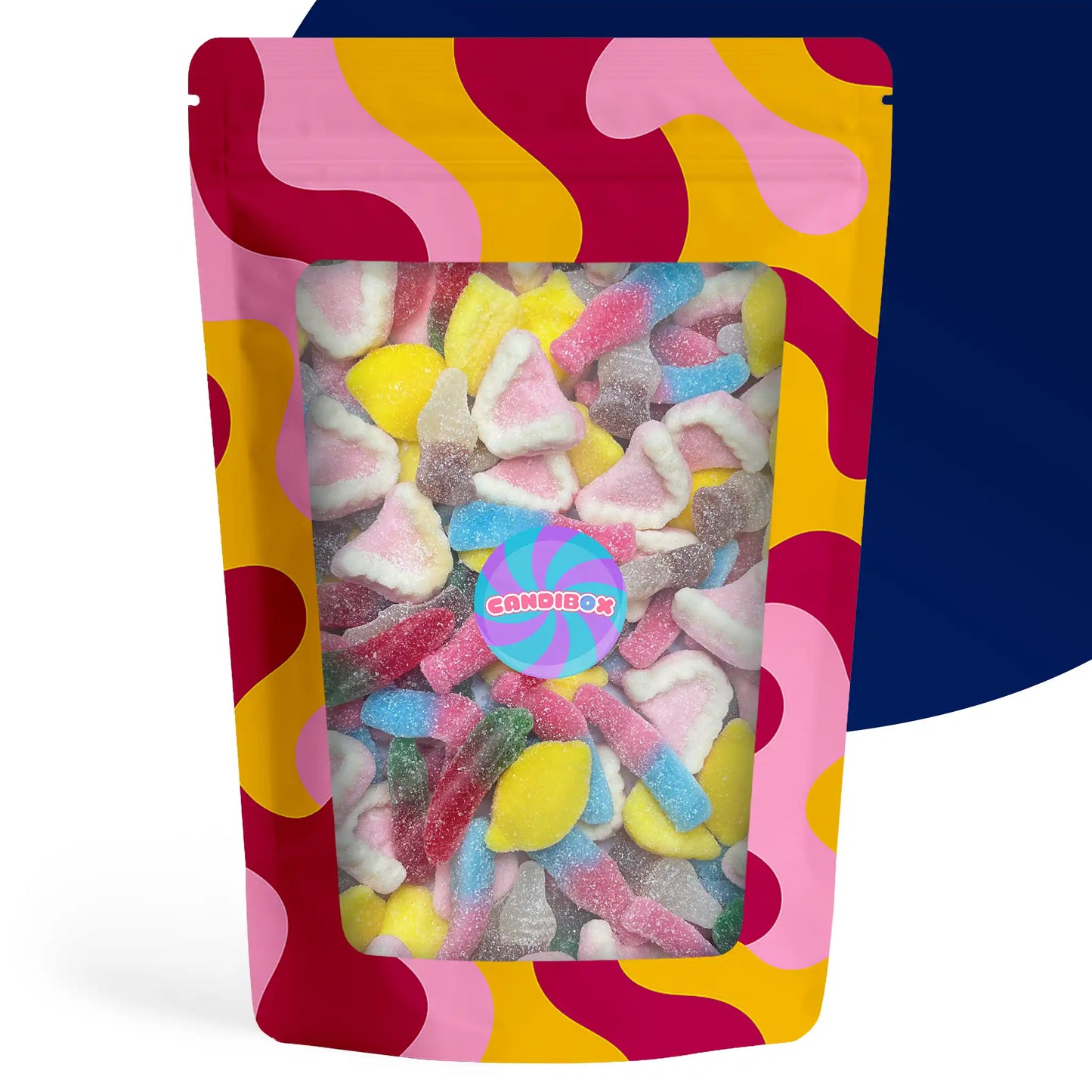 Mix hebdo Candibox #29 avec bonbons citrons, Bubblizz, piments et dentiers acides