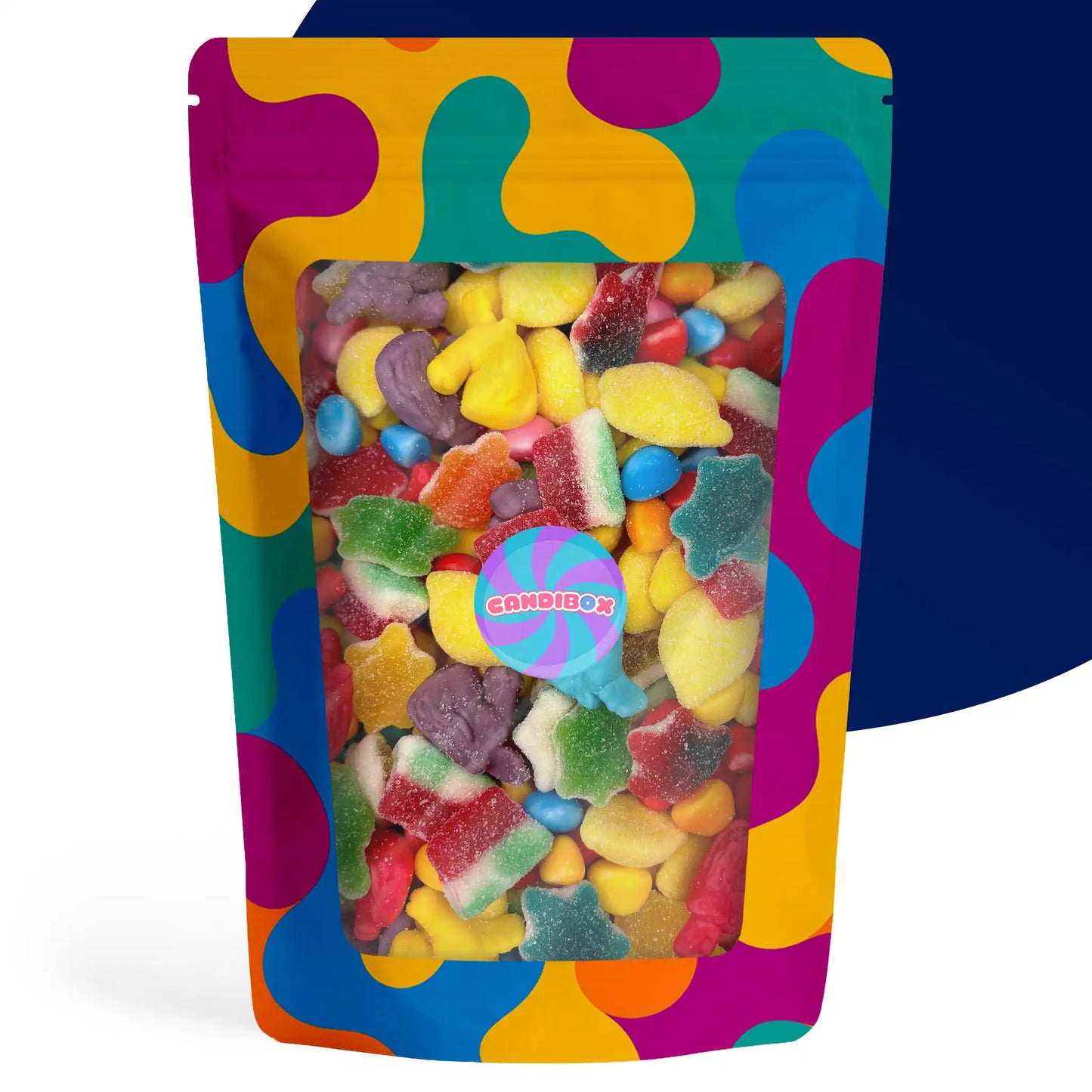 Sachet de bonbons édition limitée semaine 34 – licornes et pastèques