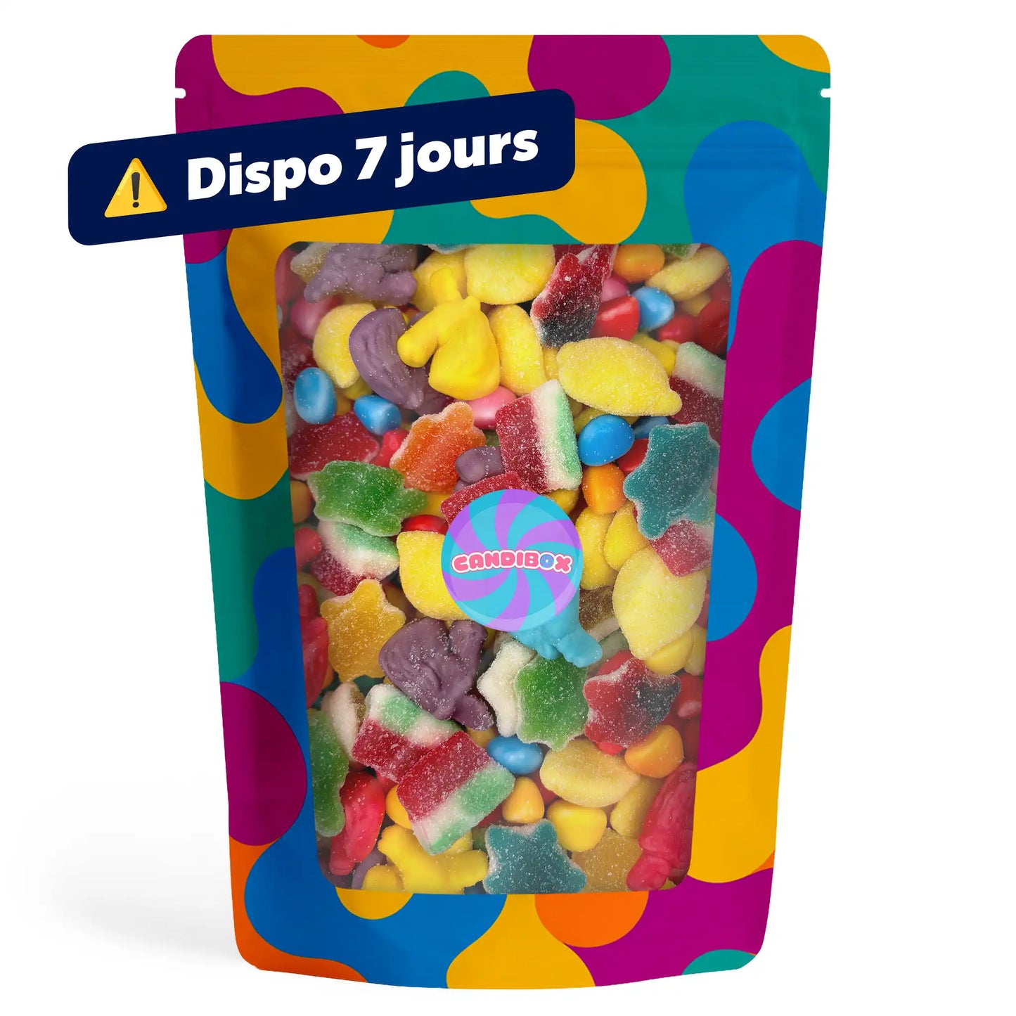 Mix de la Semaine 34 Candibox avec bonbons fruités et acidulés