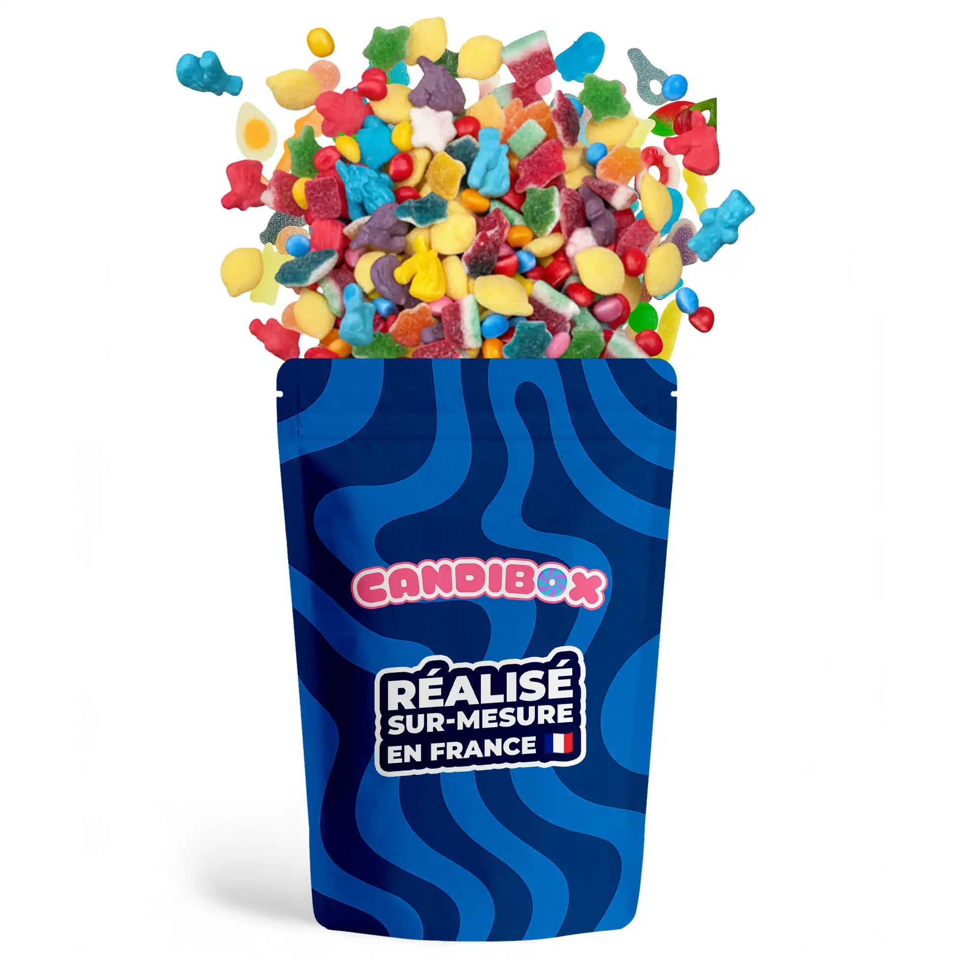 mix de bonbons en vrac marque Haribo, Trolli, Lutti, Vidal