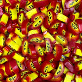 Bonbons en vrac goût Fruits de la Passion en forme de tranche