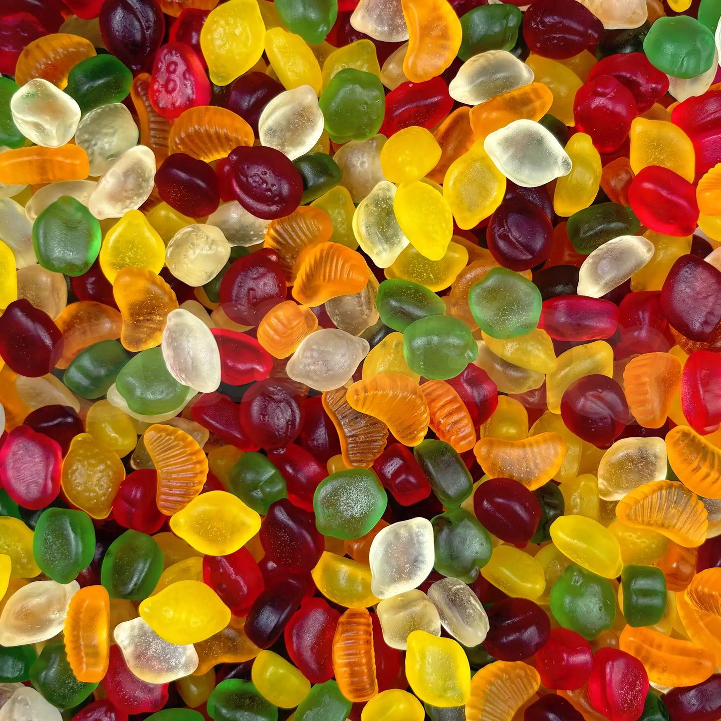 Bonbons en forme de fruits sans sucre Frisia en vrac
