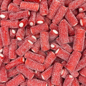 Câbles rouges Haribo goût fraise en vrac