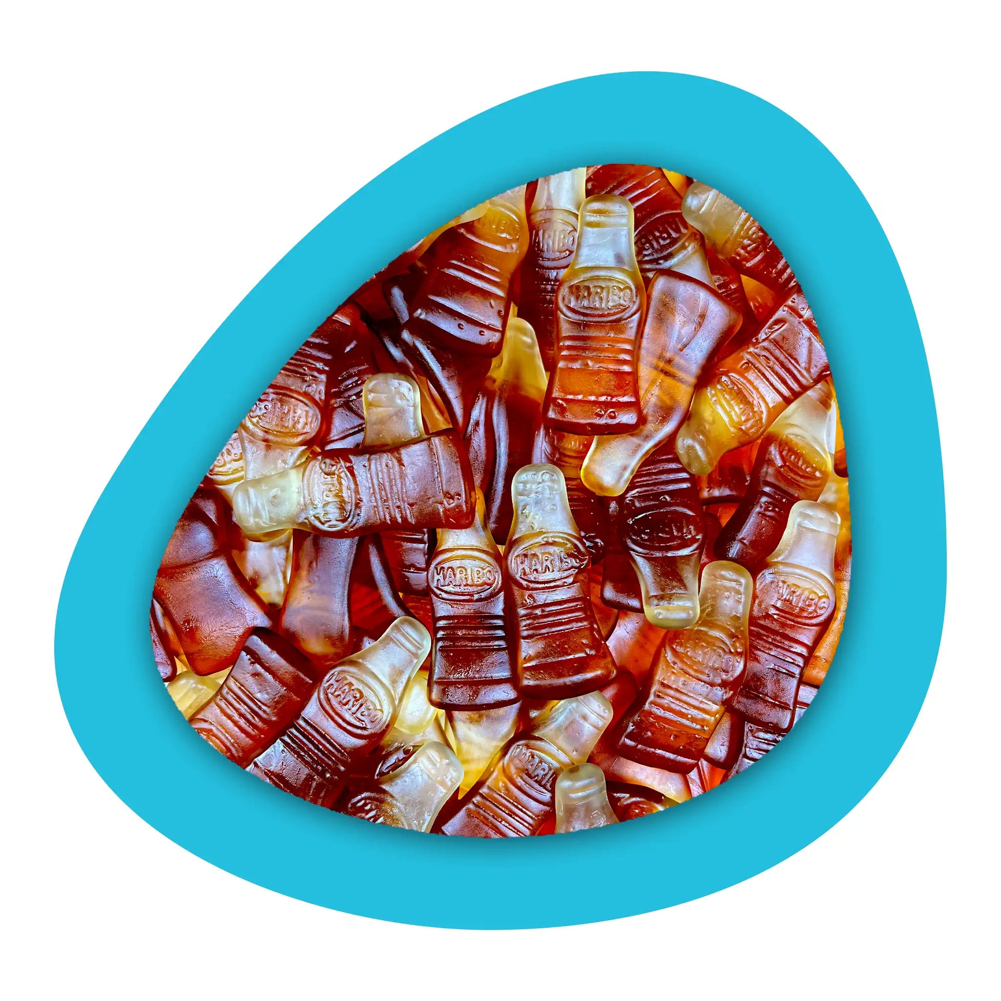 Haribo Cola Lisses XL dans un mix de bonbons personnalisés