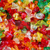 Bonbons Haribo en forme de lettres colorées de l’alphabet