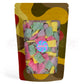 Gros plan sur la texture moelleuse des Pasta Frutta Haribo