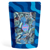Mix de bonbons bleus, parfait pour les gender reveal ou baby shower