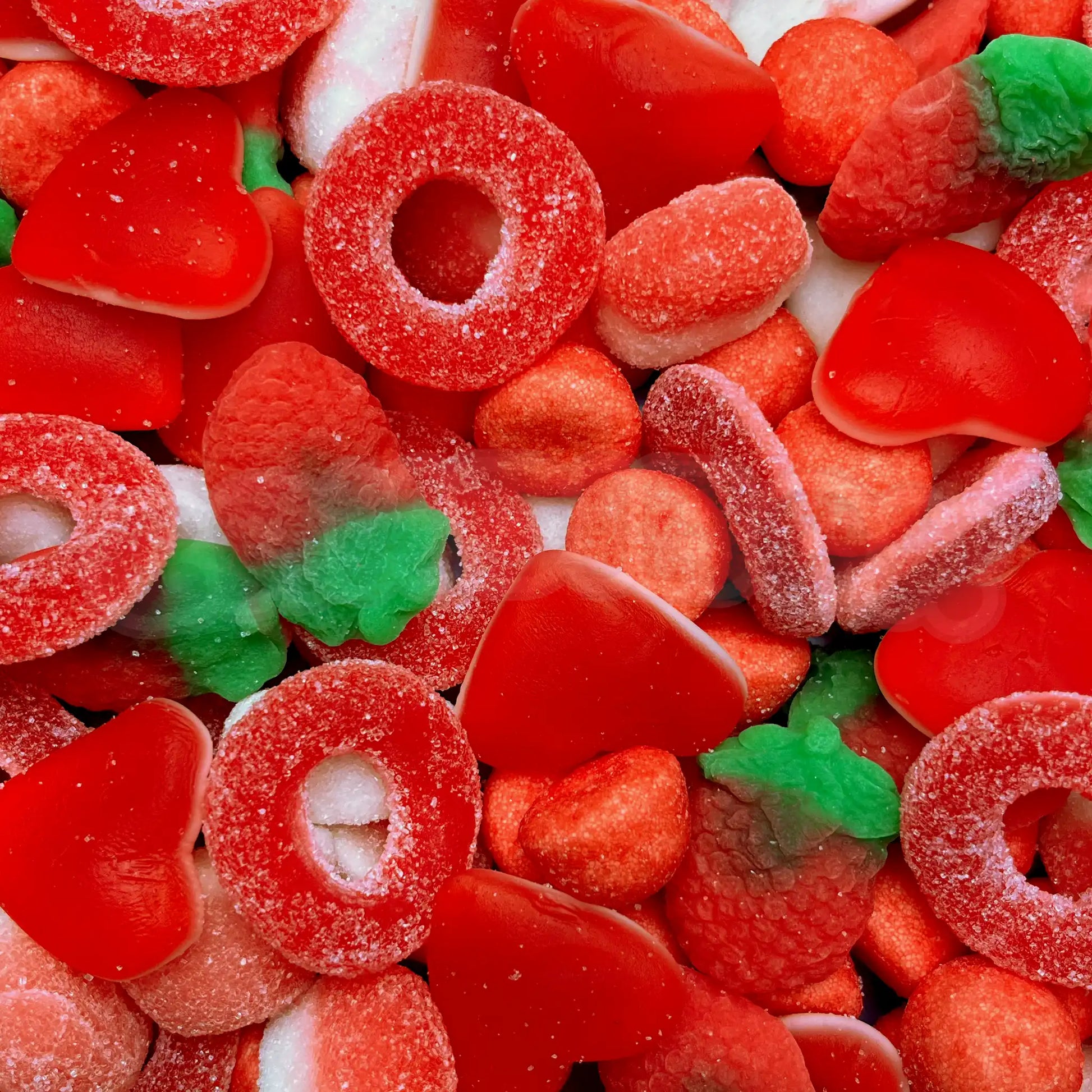 Mix de bonbons rouges à la fraise en vrac – Candibox