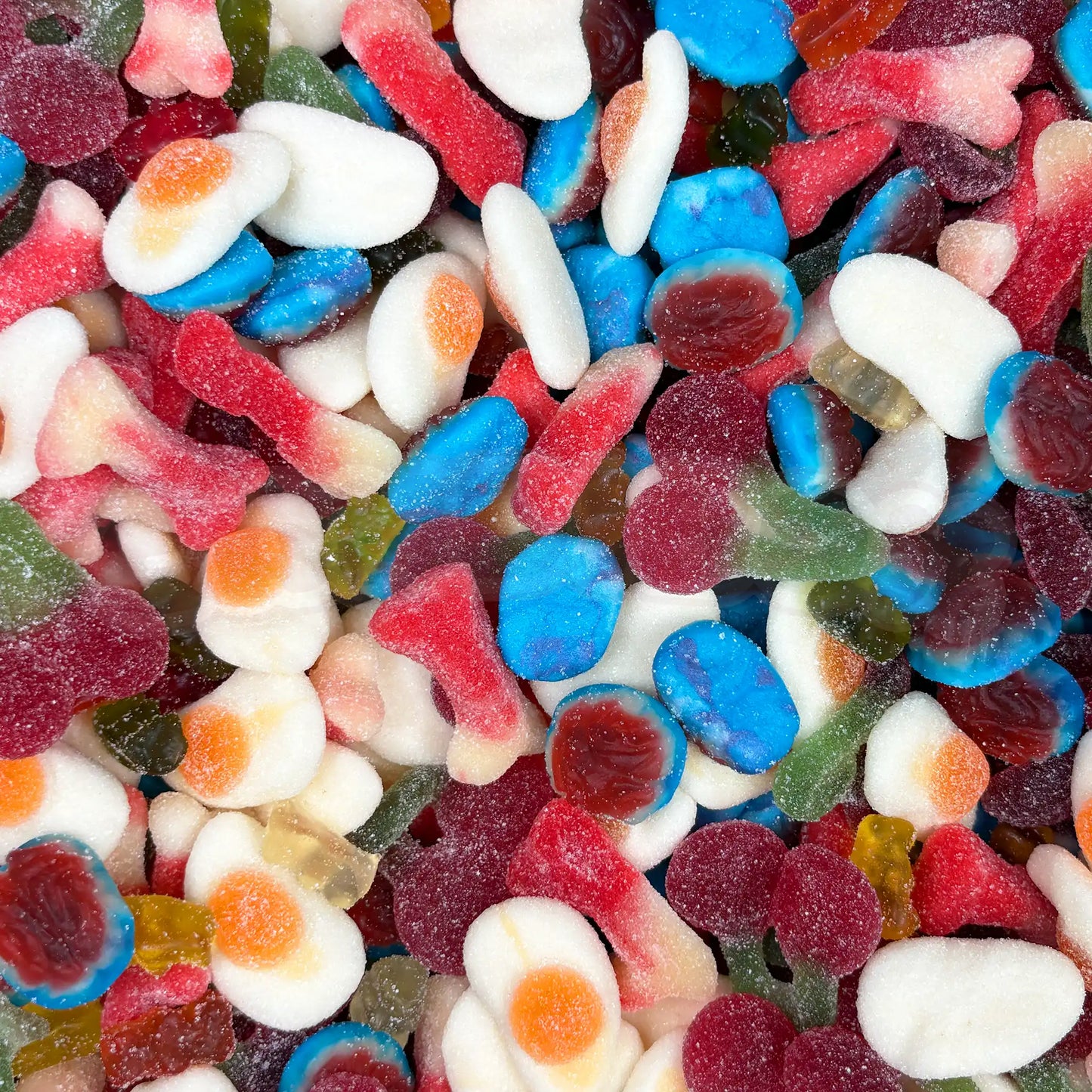 Gros plan sur mix de bonbons variés édition limitée Candibox