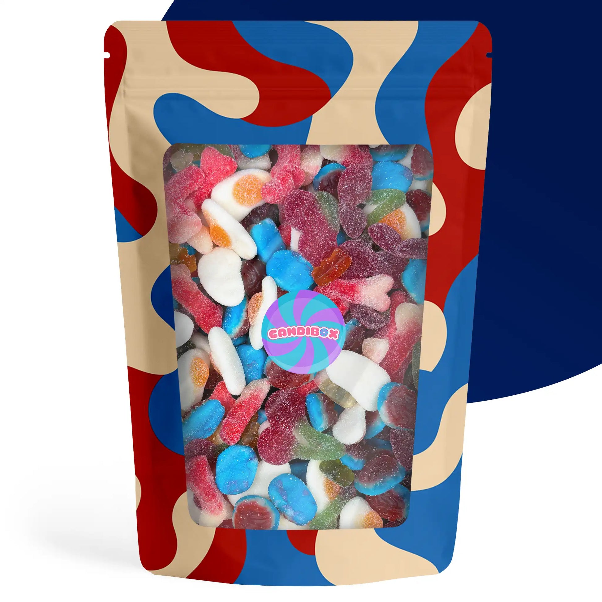 Sélection colorée de bonbons Candibox Mix Semaine 33