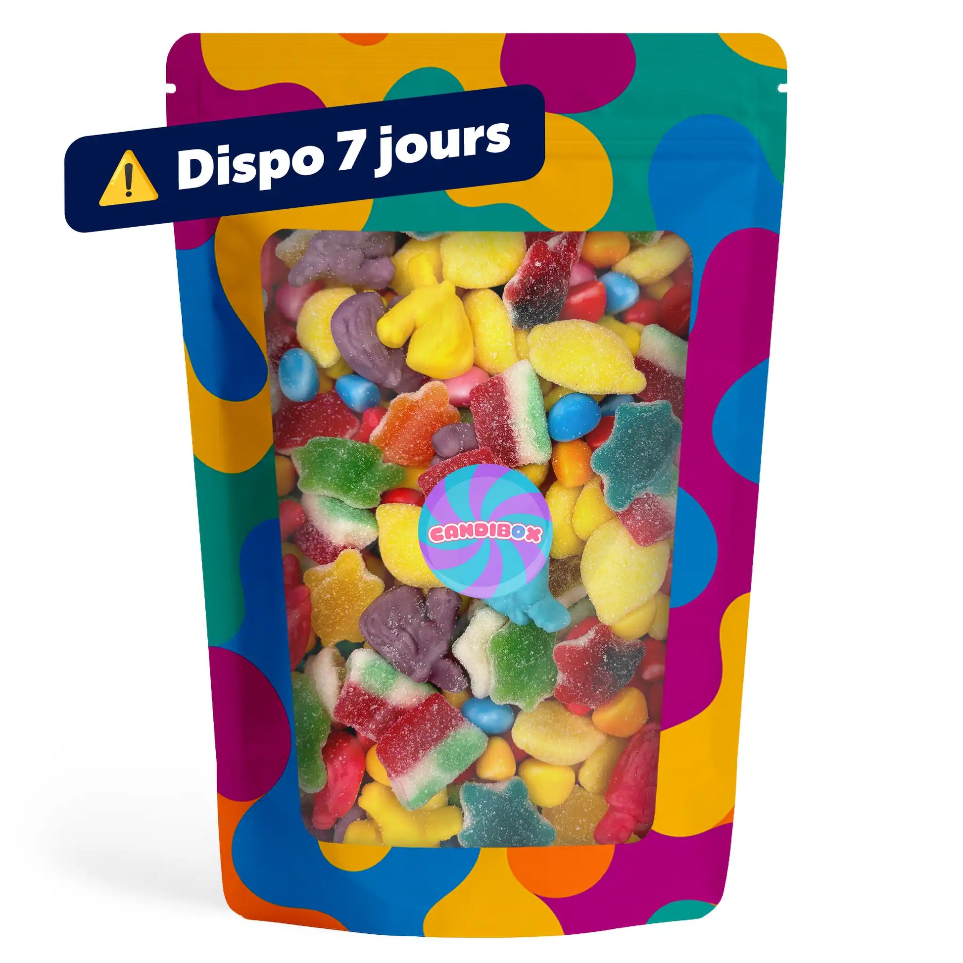 Mix de la Semaine 34 Candibox avec bonbons fruités et acidulés