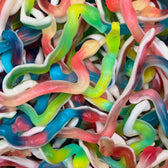 Bonbon serpent au goût fruité gélifié lisse 
