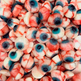 Bonbon halloween en forme d'oeil au goût fruité