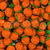Bonbon halloween en forme de citrouille au goût fruité